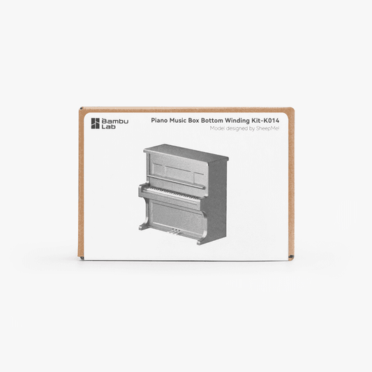 Bambu Lab Piano Music Box Bottom Winding Kit components including gears and winding mechanisms for repair or assembly.