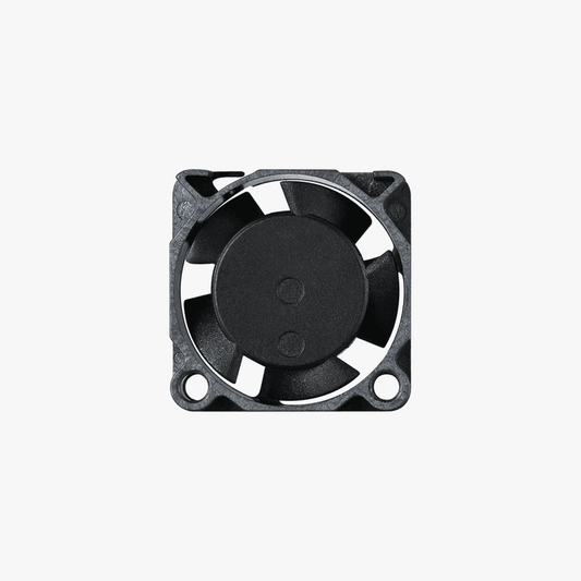 Bambu Lab cooling fan for hotend on X1 Series 3D printer, black plastic with mounting blades for effective heat dissipation.