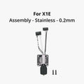 Bambu Lab Complete Hotend Assembly for X1E 0.2mm, part of Bambu Lab's hotends and extruders for 3D printers.