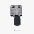 Bambu Lab P1 Series nozzle for hotends and extruders, showing the complete assembly with a 0.2mm nozzle for 3D printing.