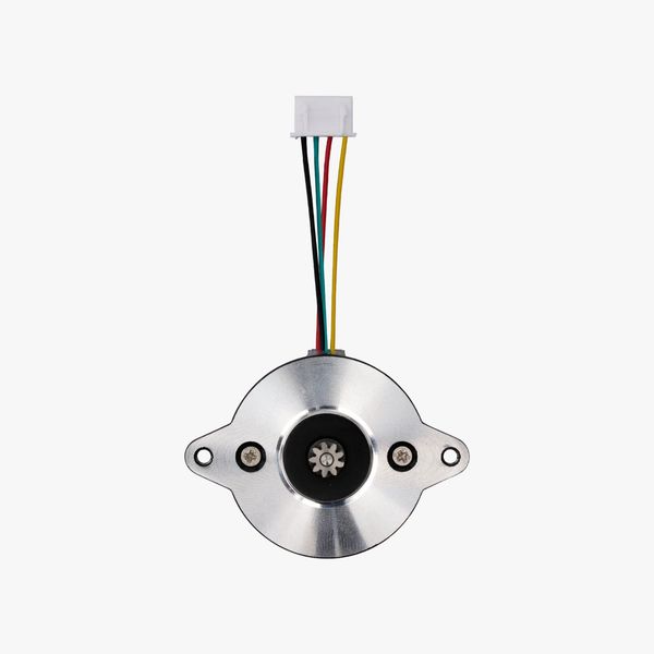 Bambu Lab Extruder Motor X1/P1 for hotends and extruders, close-up view of the black metal component with wiring.