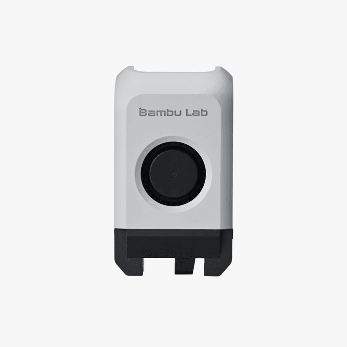 Bambu Lab Front Housing Assembly for hotends and extruders, showing the precise plastic casing and mounting components.