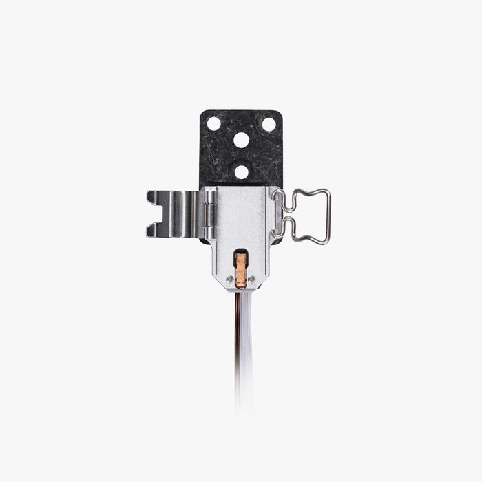 Bambu Lab Hotend Heating Assembly A1 Series for 3D printer, showing heating block and nozzle in close-up view