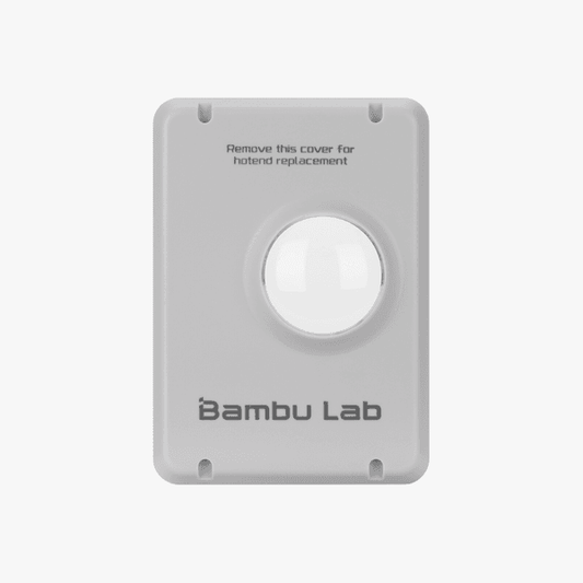 Bambu Lab print head rear cover for hotends and extruders, designed to protect and enhance 3D printer performance.