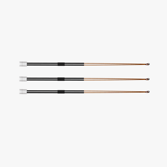 Set of three Bambu Lab thermistors for hotends on X1C 3D printers, compatible with hotends and extruders.