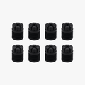 Bambu Lab Anti-Vibration Feet X1/P1 set for 3D printers, showing four black rubber feet with mounting hardware.