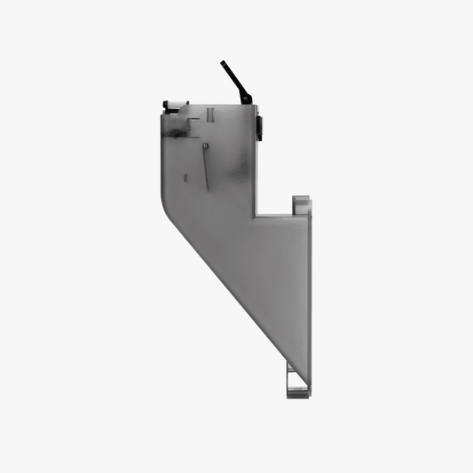 Bambu Lab Purge Chute X1/P1 for 3D printers, black plastic component used for filament management and cleaning.