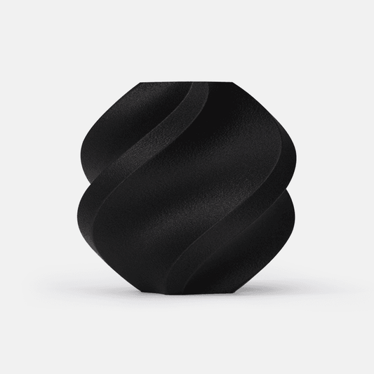 Bambu Lab PA6-CF Filament - Black 3D-printed color sample