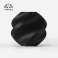Bambu Lab PAHT-CF filament spool showing black carbon fiber reinforced PA-CF filament for 3D printing in a clear container