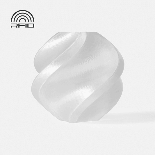 Bambu Lab PC Filament - Transparent 3D-printed color sample