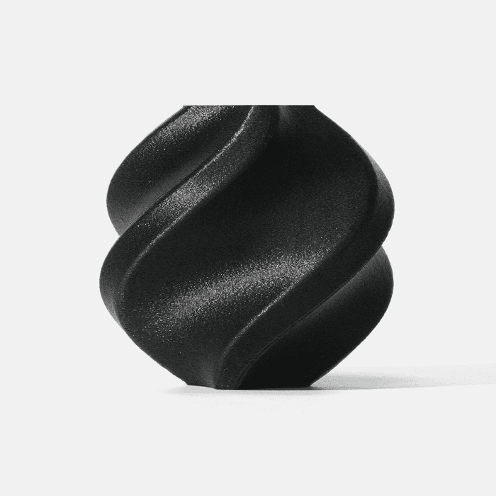 Bambu Lab PET-CF Filament - Black 3D-printed color sample