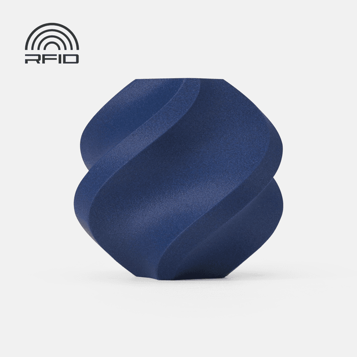 Bambu PETG-CF - Indigo Blue 3D-printed color sample