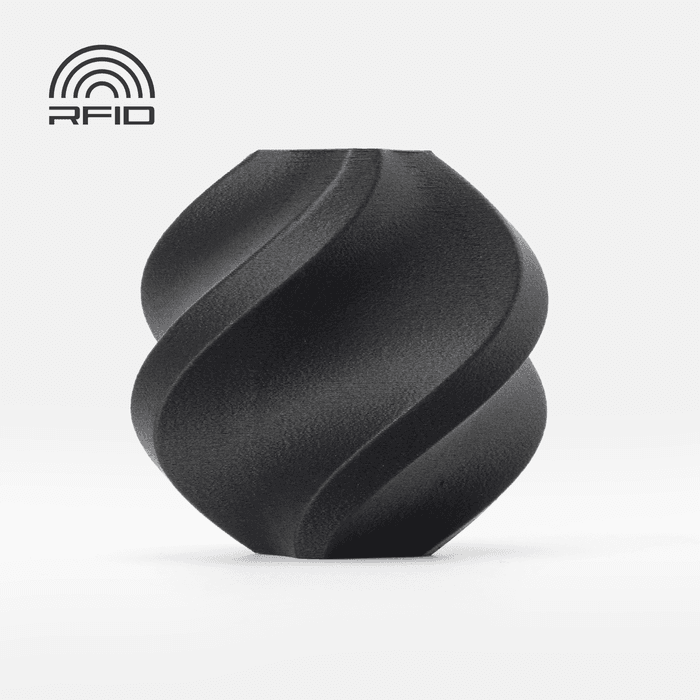 Bambu PETG-CF - Black 3D-printed color sample