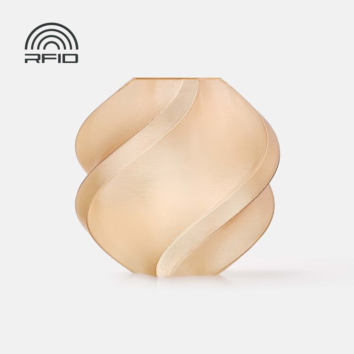 Bambu PETG Translucent Filament - Brown 3D-printed color sample