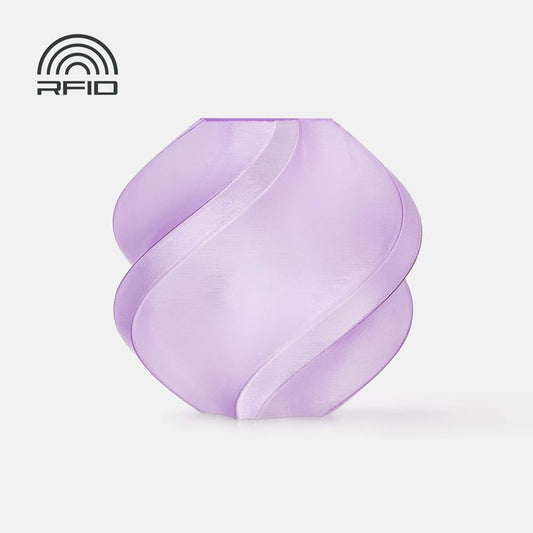 Bambu PETG Translucent Filament - Purple 3D-printed color sample