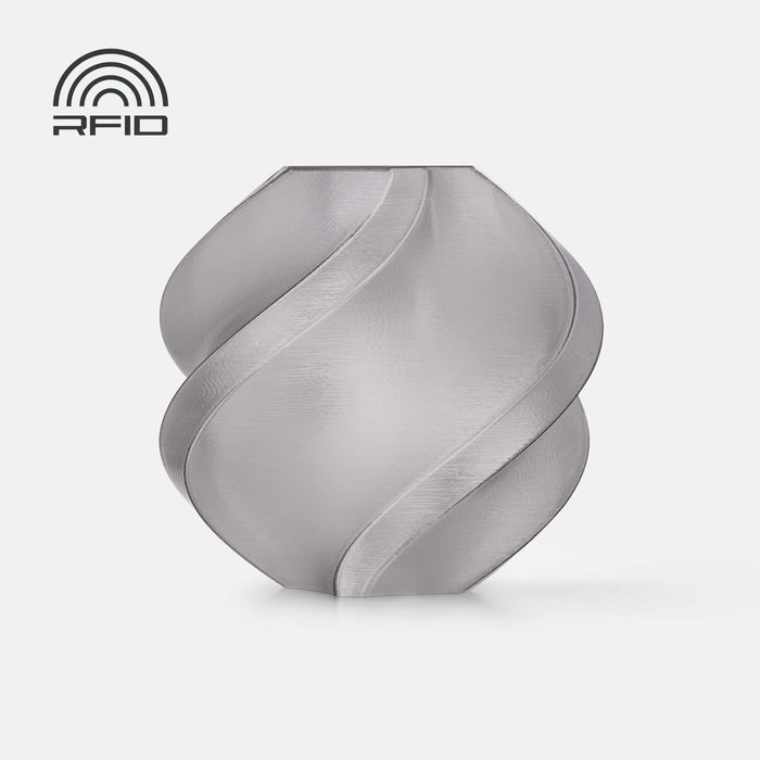 Bambu PETG Translucent Filament - Gray 3D-printed color sample