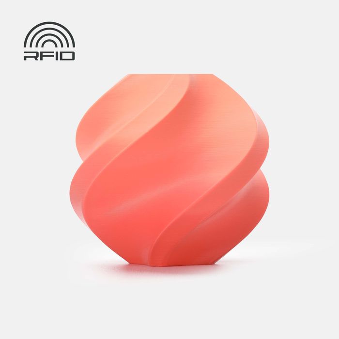 Bambu PLA Basic Gradient - Pink Citrus 3D-printed color sample