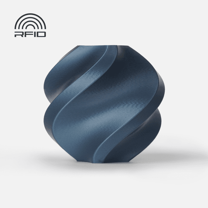 Bambu PLA Metal - Cobalt Blue 3D-printed color sample