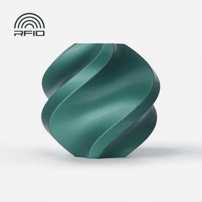Bambu PLA Metal - Oxide Green 3D-printed color sample