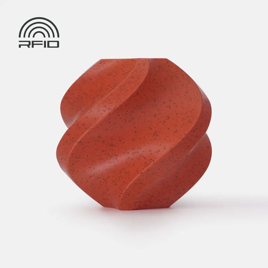 Bambu PLA Marble - Red Granite 3D-printed color sample