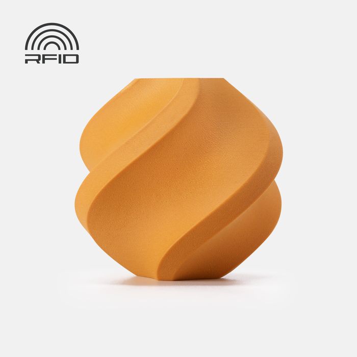 Bambu PLA Wood - Ochre Yellow 3D-printed color sample