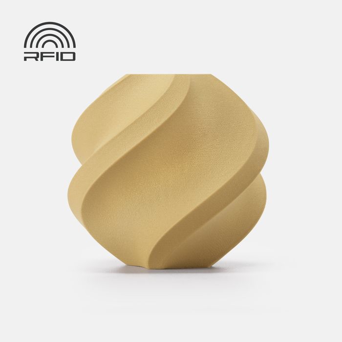Bambu PLA Wood - Classic Birch 3D-printed color sample