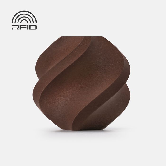 Bambu PLA Wood - Rosewood 3D-printed color sample