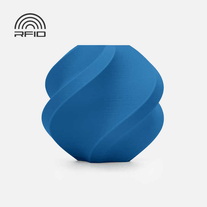 Bambu Lab PLA Matte Filament - Marine Blue 3D-printed color sample