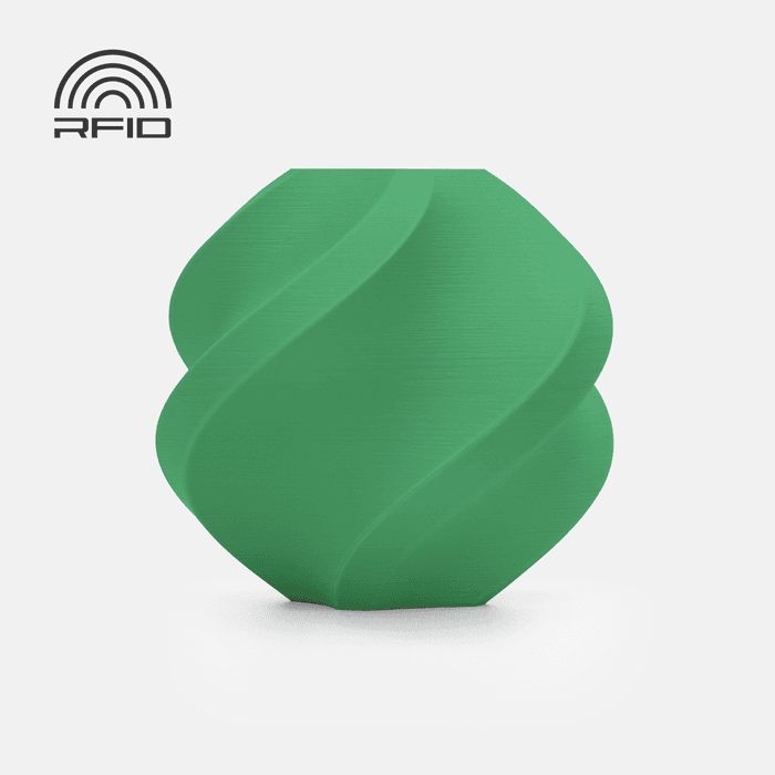 Bambu Lab PLA Matte Filament - Grass Green 3D-printed color sample