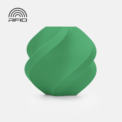 Bambu Lab PLA Matte Filament - Grass Green 3D-printed color sample