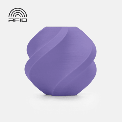 Bambu Lab PLA Matte Filament - Lilac Purple 3D-printed color sample