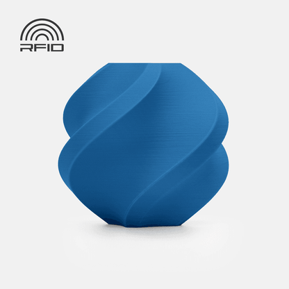 Bambu Lab PLA Matte Filament - Marine Blue 3D-printed color sample