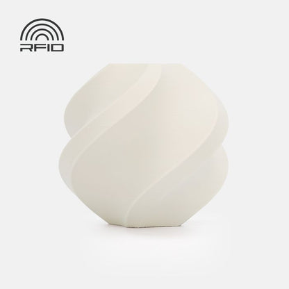 Bambu Lab PLA Matte Filament - Bone White 3D-printed color sample