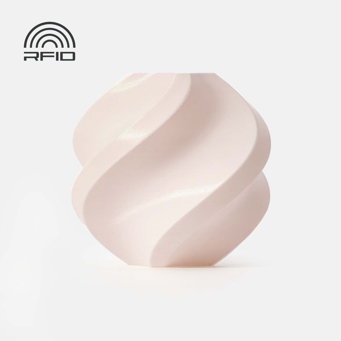 Bambu PLA Basic Filament - Beige 3D-printed color sample