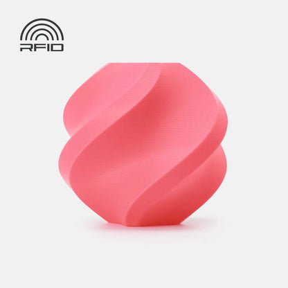 Bambu PLA Basic Filament - Pink 3D-printed color sample