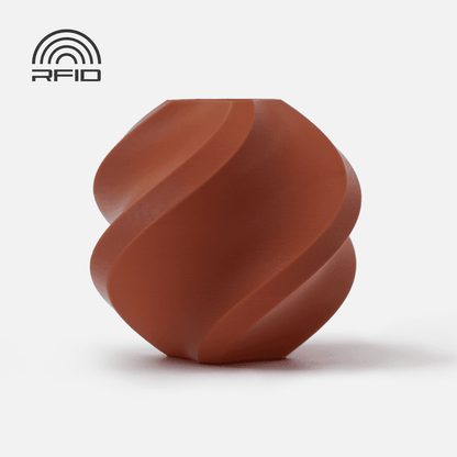 Bambu PLA Basic Filament - Brown 3D-printed color sample