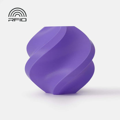 Bambu PLA Basic Filament - Purple 3D-printed color sample