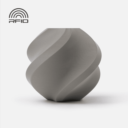Bambu PLA Basic Filament - Gray 3D-printed color sample