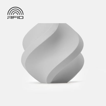 Bambu PLA Basic Filament - Light Gray 3D-printed color sample