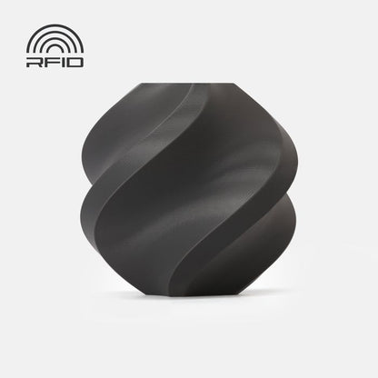 Bambu PLA Basic Filament - Dark Gray 3D-printed color sample