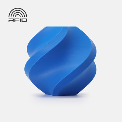Bambu PLA Basic Filament - Cobalt Blue 3D-printed color sample