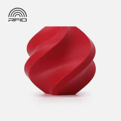 Bambu PLA Basic Filament - Maroon Red 3D-printed color sample