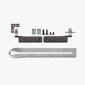 Bambu Lab 3D printer front door mounting kit, printer parts for secure attachment and easy access.