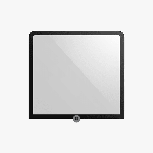 Bambu Lab glass cover for 3D printers, clear protective part, designed to fit Bambu Lab printer models.