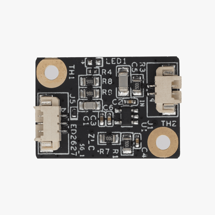 Bambu Lab Heatbed Piezo Interface Board for P1/X1 3D printer parts, showing the small electronic circuit board with connectors.