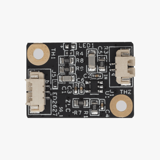 Bambu Lab Heatbed Piezo Interface Board for P1/X1 3D printer parts, showing the small electronic circuit board with connectors.