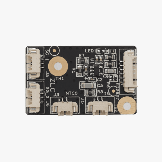 Bambu Lab heatbed sensor interface board for 3D printers, showing the electronic component with connectors and circuit details.