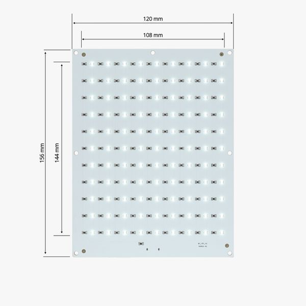 Bambu Lab LED light for 3D printers, compatible printer parts from Bambu Lab, showing the sleek LED component on a white background.