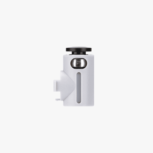 Bambu Lab PTFE Tube Connector for 3D printers, made of durable PTFE material, compatible with Bambu Lab printer parts.