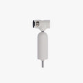 Bambu Lab PTFE tube connector for 3D printers, showing a close-up of the white plastic part used in printer filament tubing.